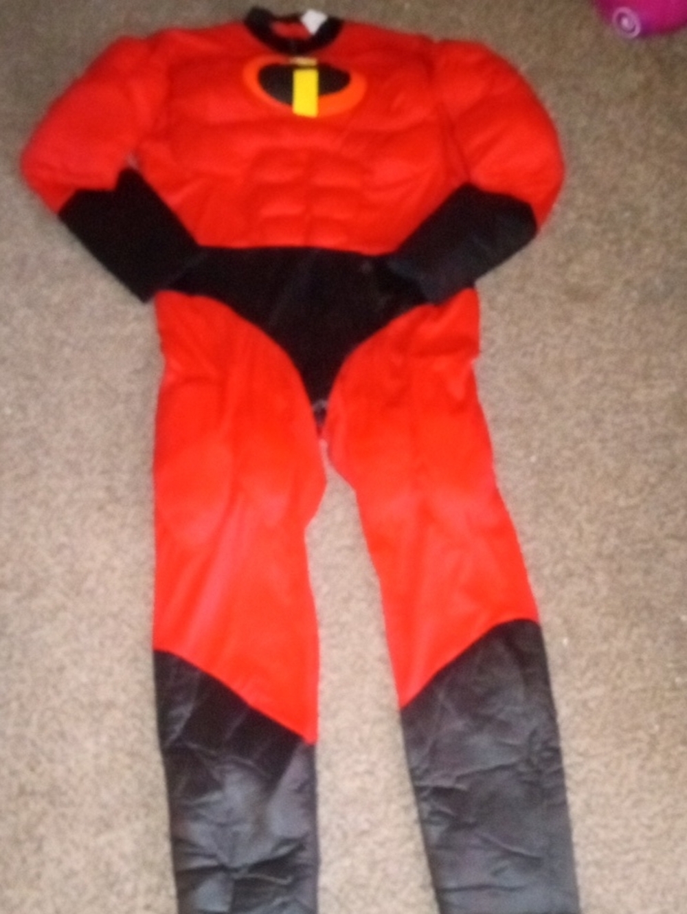 Men's s Red and Black Incredibles Costume